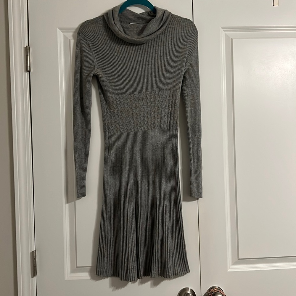 Sundance light grey sweater dress, size s